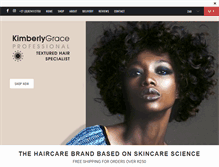 Tablet Screenshot of kimberlygrace.co.za